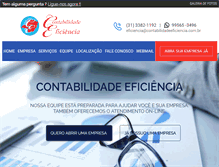 Tablet Screenshot of contabilidadeeficiencia.com.br